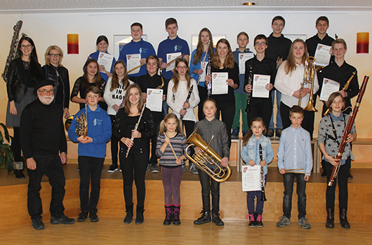 Die musikalische „Wundertruppe“ aus Wertingen war wieder in „Masse und Klasse“ das Maß aller Dinge beim Concertino Musikwettbewerb in Buchloe.